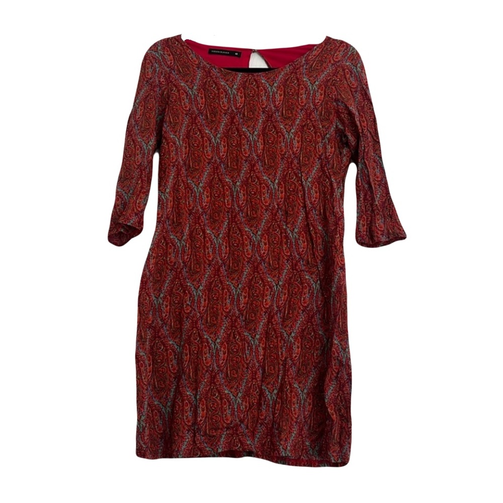 Cuesta Blanca Hippie Retro Pattern Mini Dress